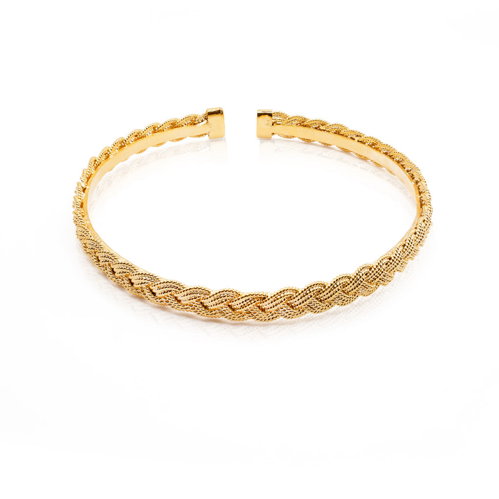 OH VOILA Braided Bracelet Gold