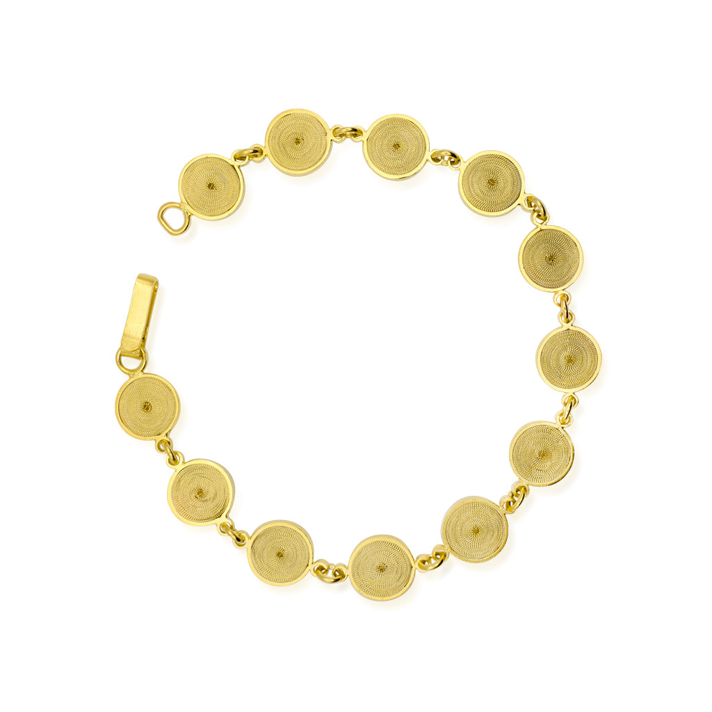 Gold Vermeil Laurel Bracelet OH VOILA JEWELRY